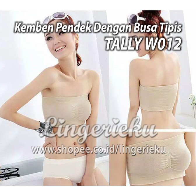 Tally W012 Kemben Fashion Wanita Dengan Busa Bisa Dilepas