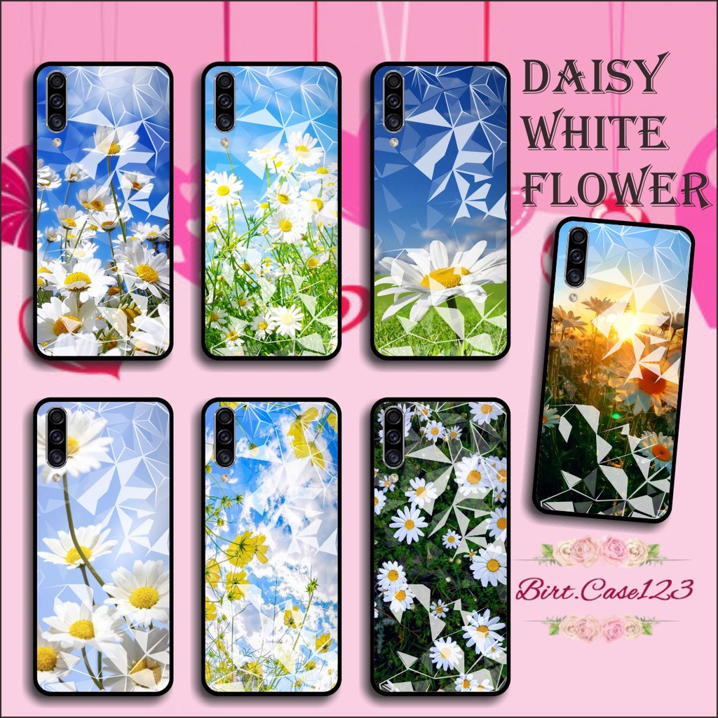 softcase diamond gambar DAISY WHITE FLOWER Xiaomi Redmi 3 4a 5a 6 6a 7 7a 8 8a Pro 9 9a Note 3 BC268