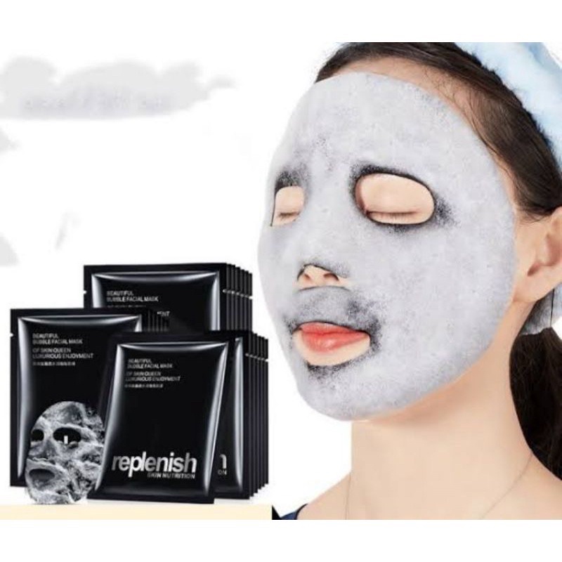 TERMURAH BUBBLE  MASK / KOREAN SHEETMASK/ MASKER WAJAH BERBUSA