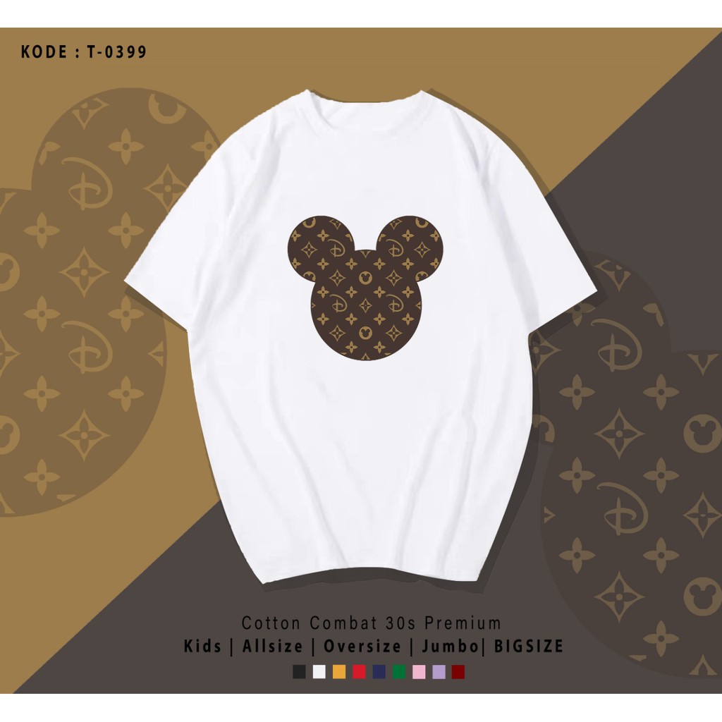 T-SHIRT MICKEY MEWAH / TERMURAH BAJU KAOS KATUN LENGAN PENDEK / TUMBLR TEE