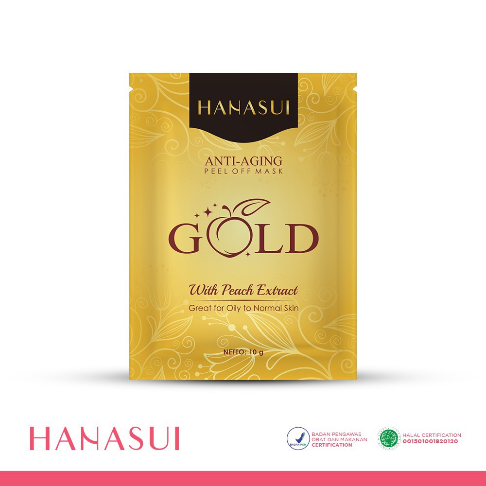 HANASUI NATURGO GOLD MASK/ MASKER EMAS SYB ORIGINAL BPOM