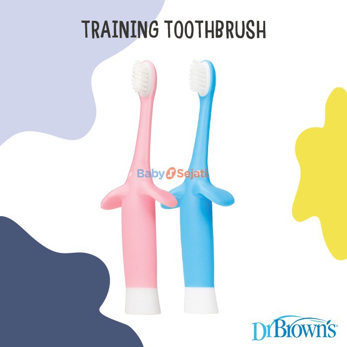 Dr Browns Toddler Toothbrush (Sikat Gigi) 0-3TAHUN