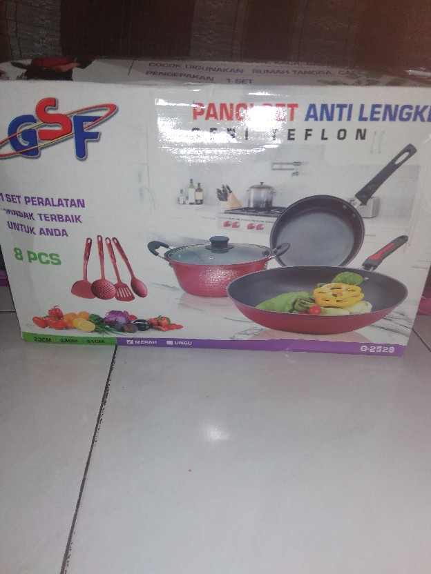 Panci Sett Gsf G 2429  Anti Lengket