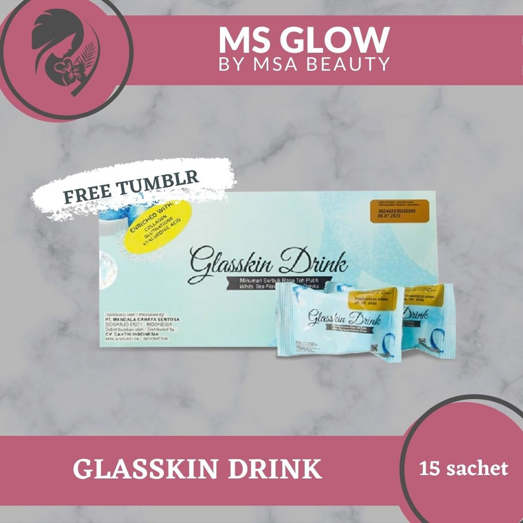 

Glasskin drink Free Tumblr / MS GLOW minuman Kolagen