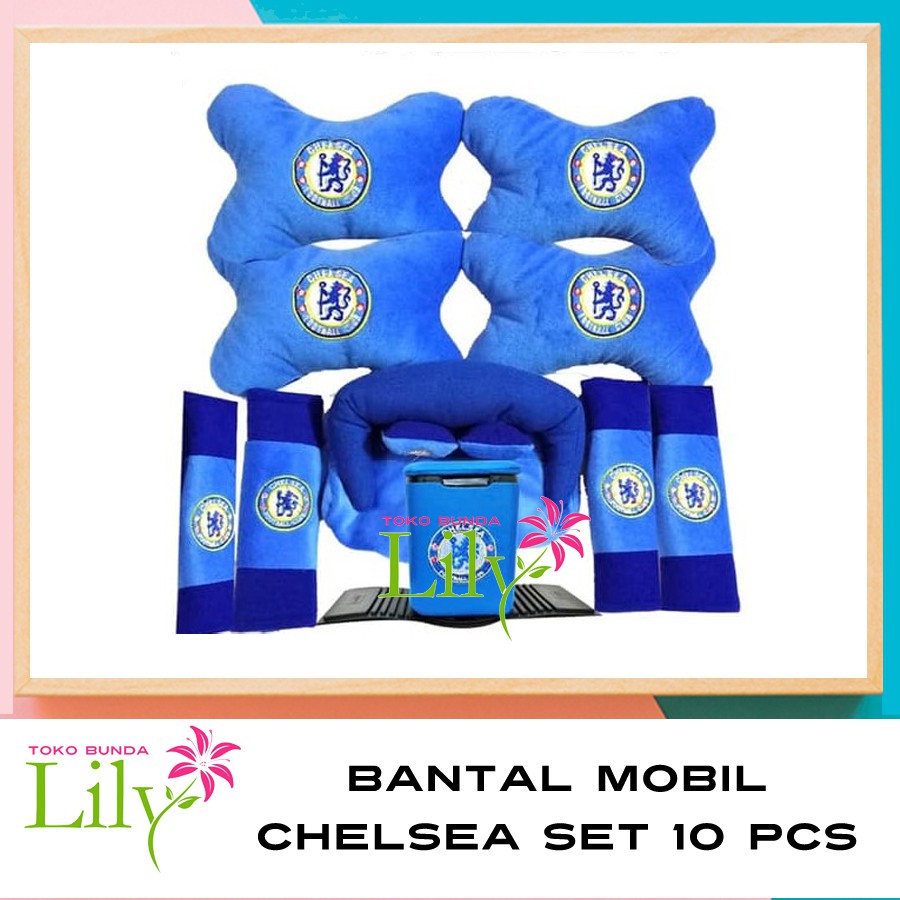 BANTAL MOBIL CLUB BOLA CHELSEA SET 10 PCS