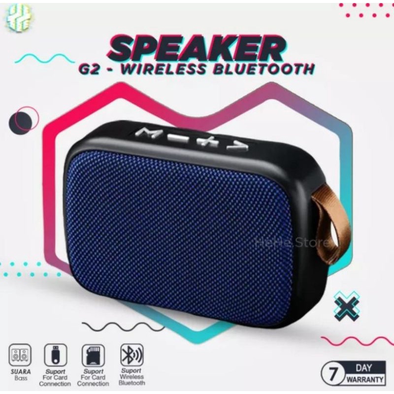 G2 Speaker Bluetooth Mini Portable Music Box Speker Aktif