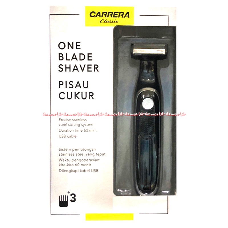 Carrera Classic One Blade Shaver Pisau Cukur Portable Bisa Dicharge Usb Carera Shave Shaving Carerra