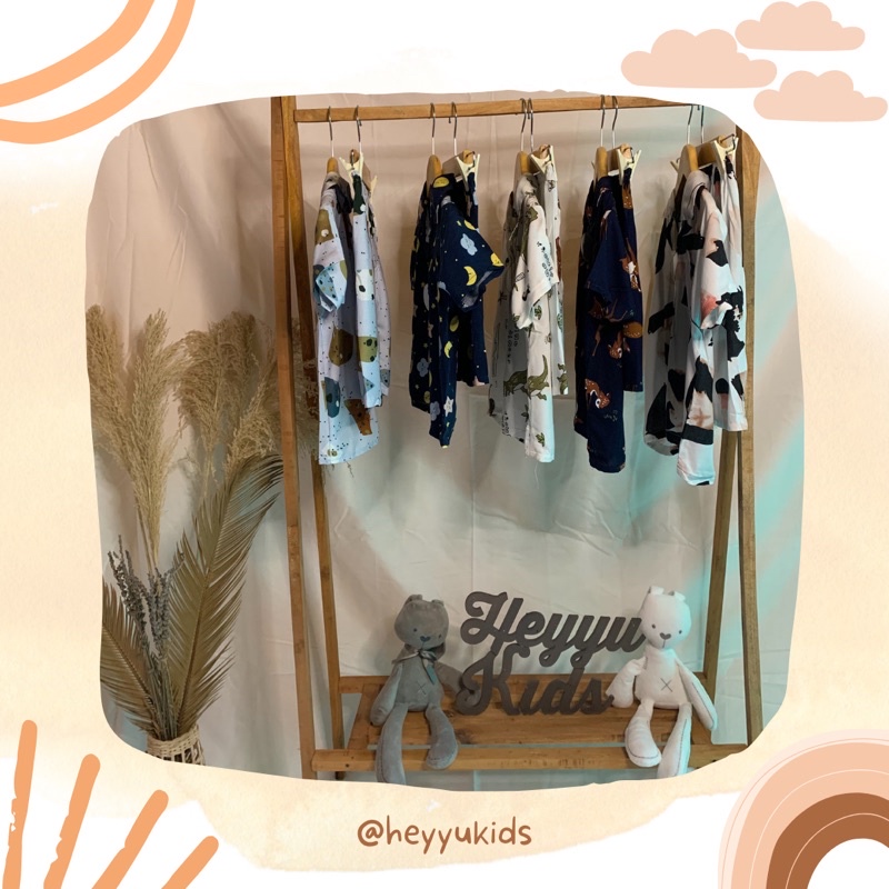 ONESET RAYON ANAK PIYAMA RAYON ANAK BAJU RAYON ANAK