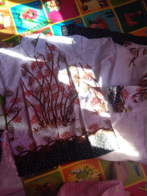 Maura Couple - Sania Ruffle Batik Couple Ori Ndoro Jowi Dnt Garansi