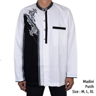  Baju  Koko Pria Kemeja Koko Lengan Panjang Fashion Muslim 