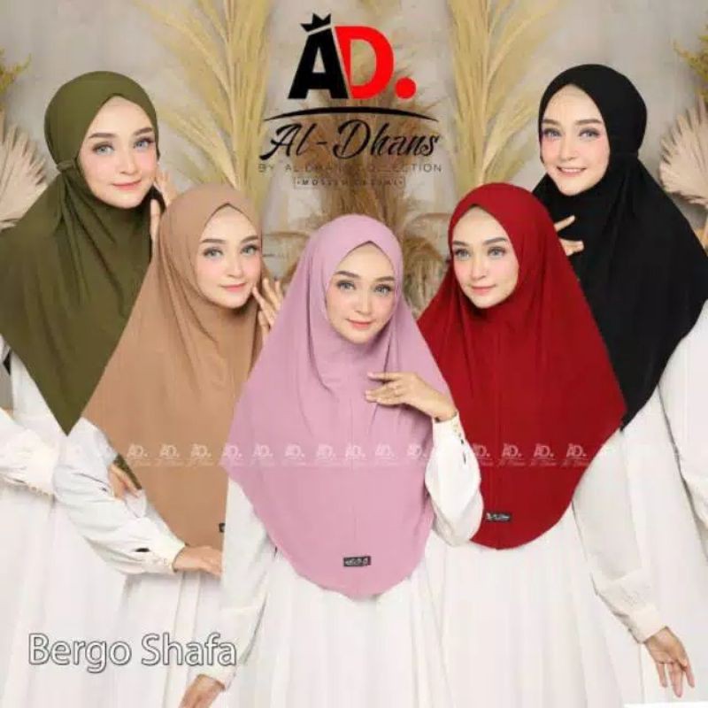 hijab instan bergo shafa ori al dhans