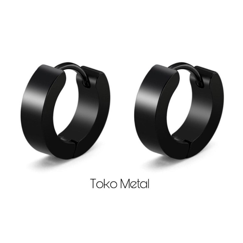 Anting Titanium Tindik Pria dan Wanita 1 Pasang [ Toko Metal ]