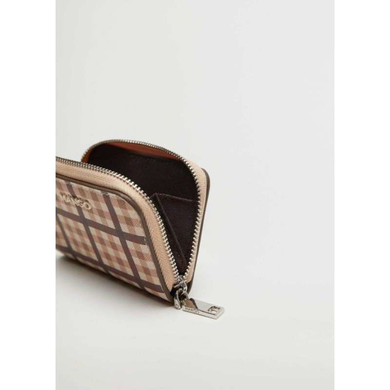 Mango Check Purse
