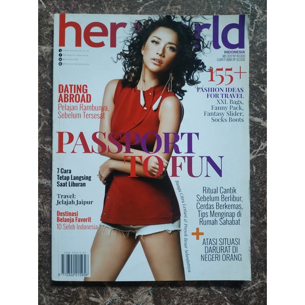 Jual Majalah Her World Mei 2007 Cover Bunga Citra Lestari | Shopee