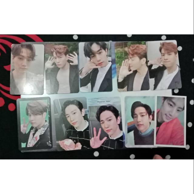GOT7 PHOTOCARD JB MARK JINYOUNG
