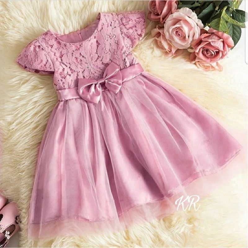 Pakaian anak perempuan dress popy kid