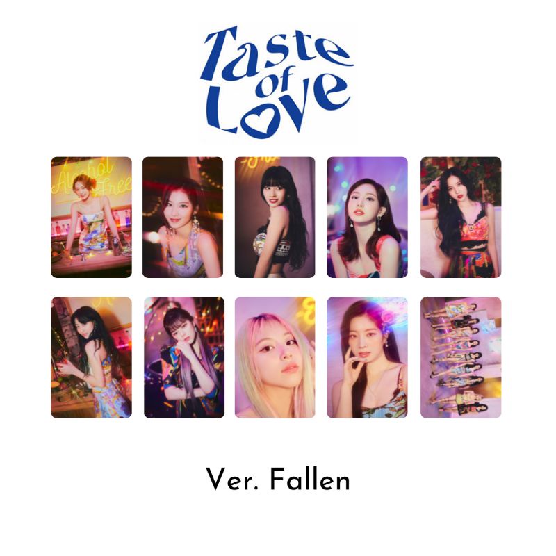 PHOTOCARD TWICE TASTE OF LOVE