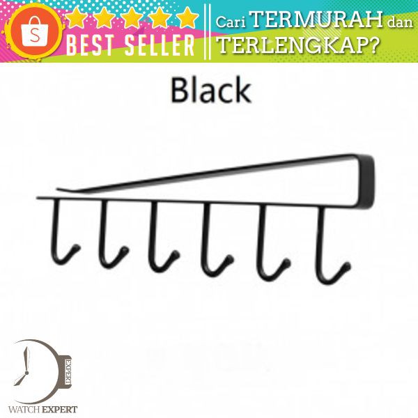 OTHERHOUSE Rak Gantungan Peralatan Dapur Besi Model Hook - ZP01261501 - Black