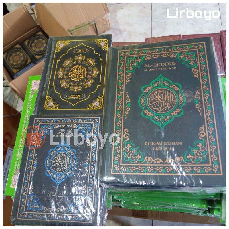 ASLI Al Quran Qudus asbabun nuzul jilid 1 2 Terjemah Quddus Quds Kudus Saku Pojok kecil sedang besar