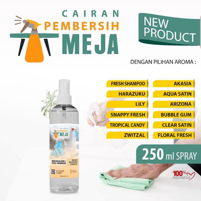 Pembersih Meja antiseptic aneka aroma wangi segar kemasan spray 250 ml