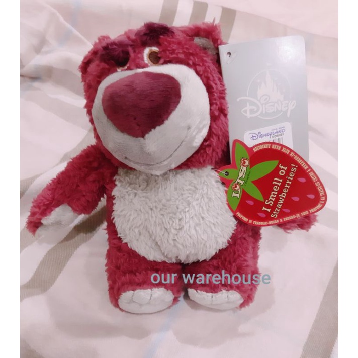 Boneka ORIGINAL DISNEY LOTSO Scented Plush Toy Story 3, Boneka Lotso Wangi Strawberry Original Disne