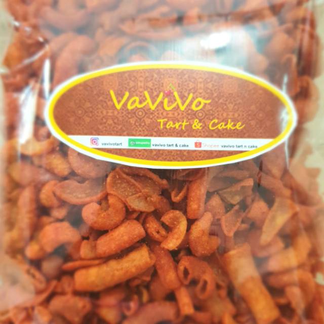 

Cemilan Makaroni Bantet Pedas 1 kg