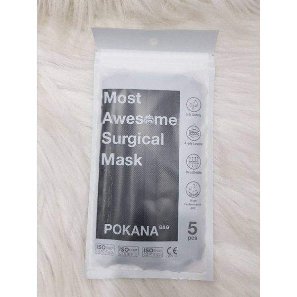 Pokana Most Awesome Surgical Mask isi 5 pcs