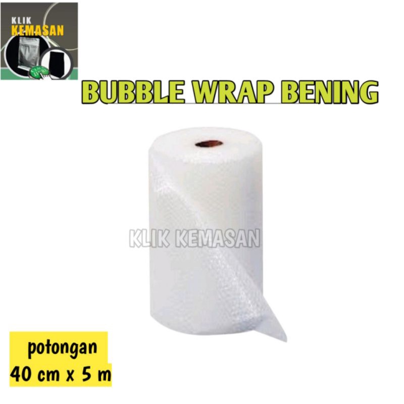 

PLASTIK BUBBLE WRAP GELEMBUNG POTONGAN LEMBARAN 40 CM X 5 METER