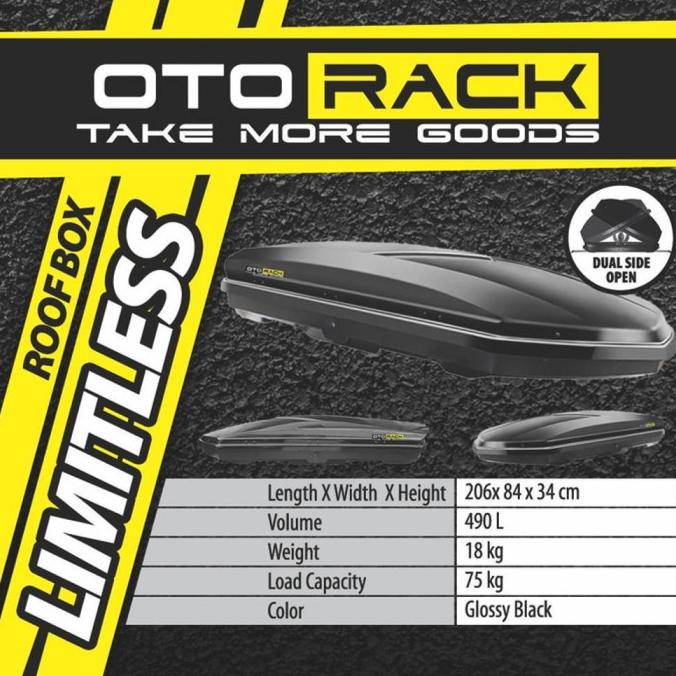 Unik Roofbox Otorack Limitless Series Berkualitas