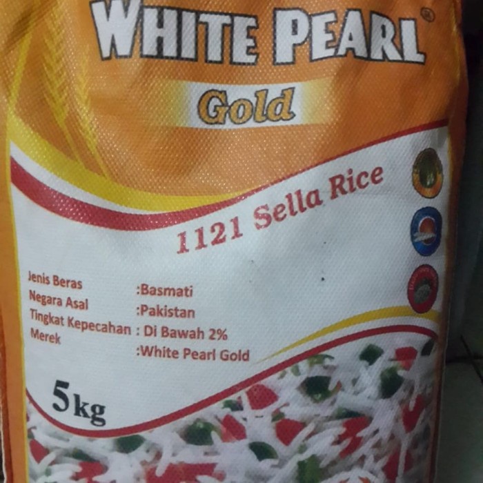 

bg20t01r Basmati Rice White Pearl Gold 5Kg Beras Basmati Sv012Ss