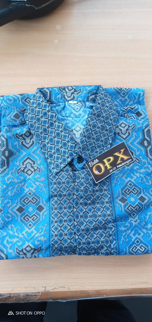 Size M L Xl Xxl Bswart Batik Hrb026 Kenongo Hem Pendek Padi Pekalongan M L Xl Batik Pria Murahl