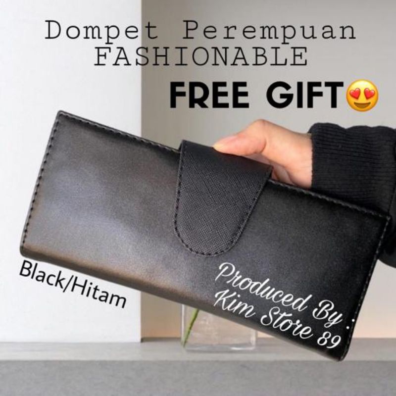 DOMPET PANJANG WANITA / DOMPET LIPAT KANCING FASHION