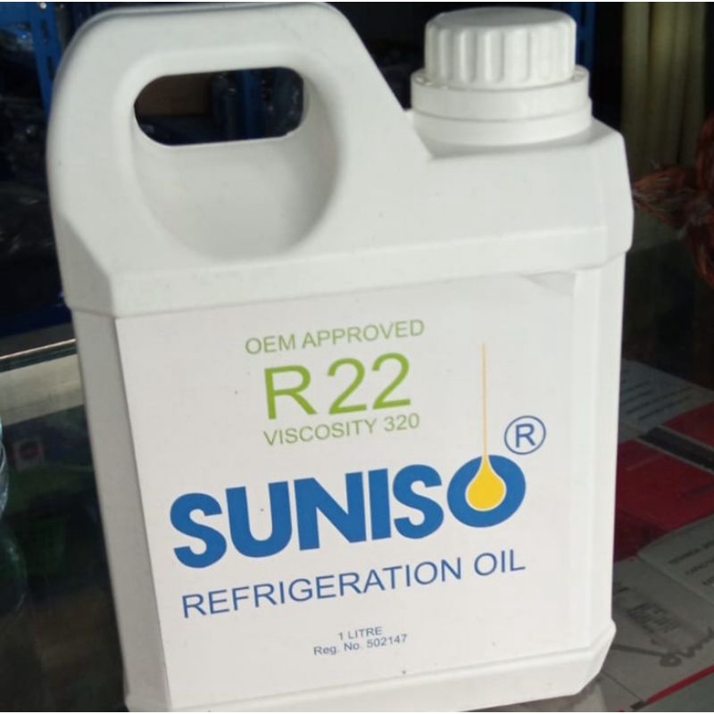 Oli Kompresor AC R22 | Merk Suniso | Refri oli compresor 1 liter refrigeration oil