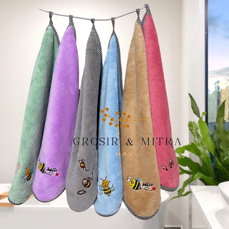Handuk Serbaguna Handuk Bayi Perlengkapan Ibu Anak Perlengkapan Dapur Perlengkapan Kamar Mandi Serbet Lap Tangan Kain Lap Piring Serbet Lap Lebah Berdaya Serap Tinggi Berkualitas Ukuran 30x30CM