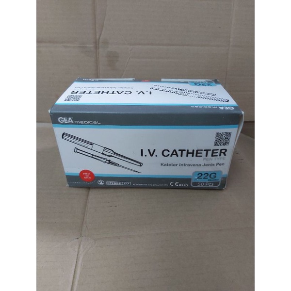 i.V.catheter/aboket 22GEA-perbox