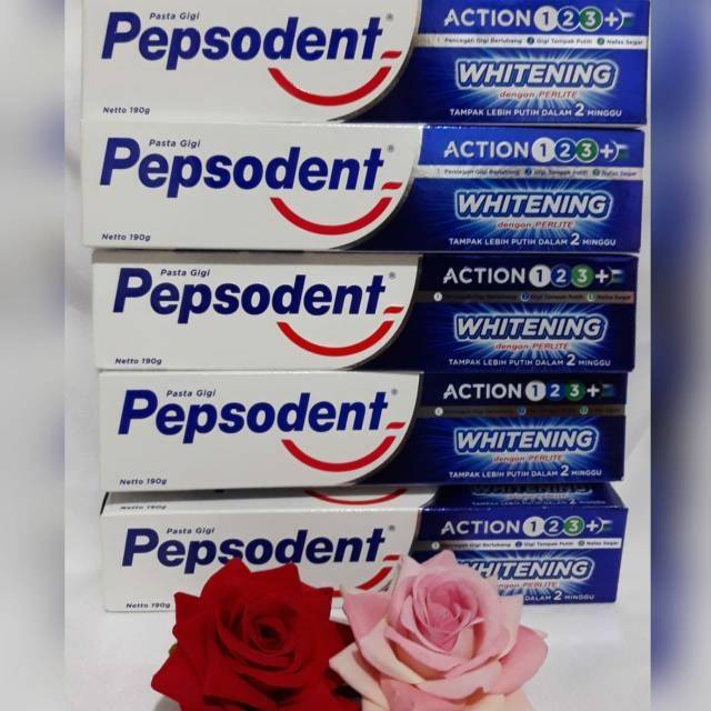 PEPSODENT ACTION 123 PASTA GIGI WHITENING 190GR