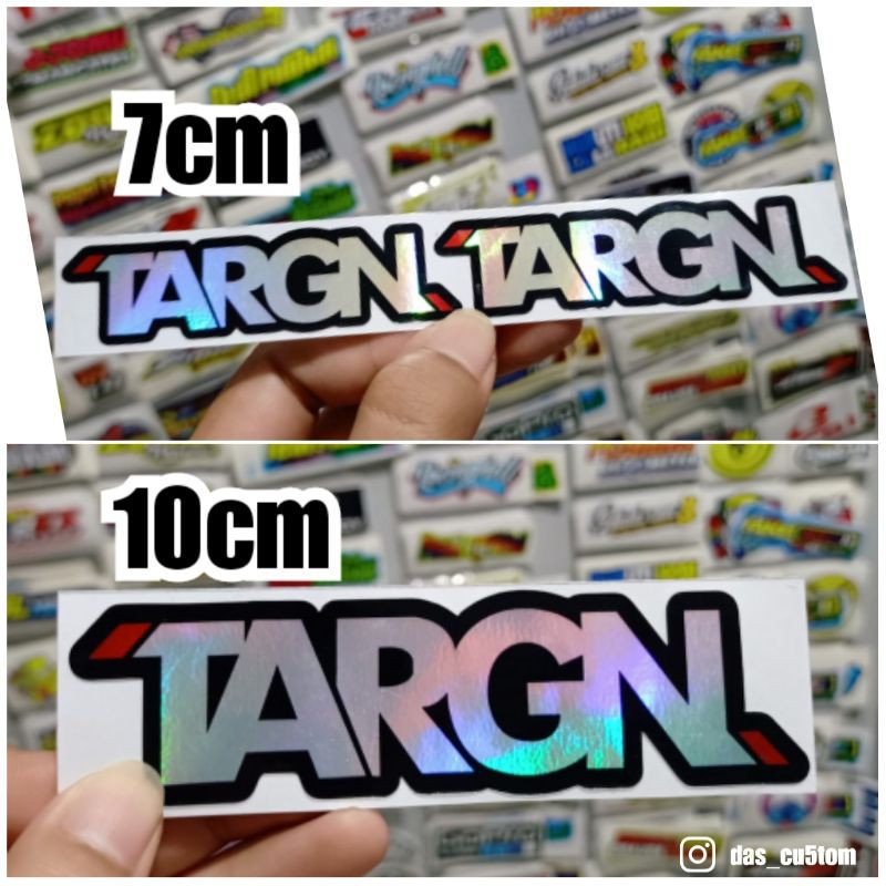 sticker printing TARGAN HOLOGRAM