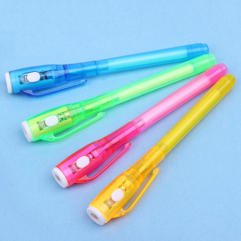 Mary Magic Invisible Ink Pen Tulisan Secret Message Gadget Dengan Alat Tulis Sinar UV