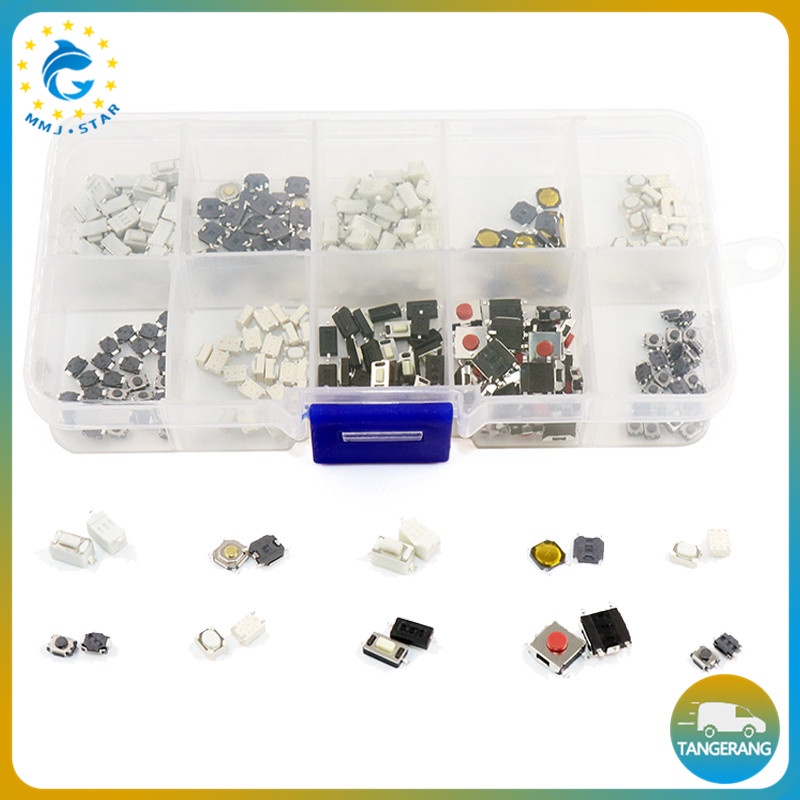 【250 pcs】Micro Switch/Tactile Microswitch Untuk Kunci Mobil/Saklar Tactile/Tactile Switch