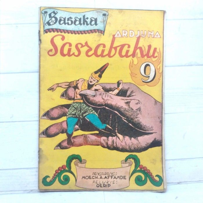 Komik Sasaka Ardjuna Sasrabahu 9 Moech A..Affandie Cetakan Lama
