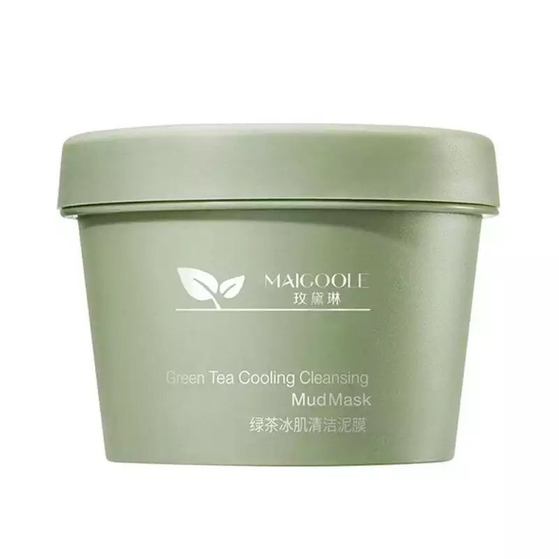 [FREE SPATULA] MAIGOOLE MEIDIAN Green Tea Clay Mask 100G Masker Wajah