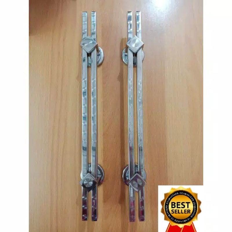 Handle pintu minimalis / gagang pintu stainless / Handle pintu kupu tarung 45 cm