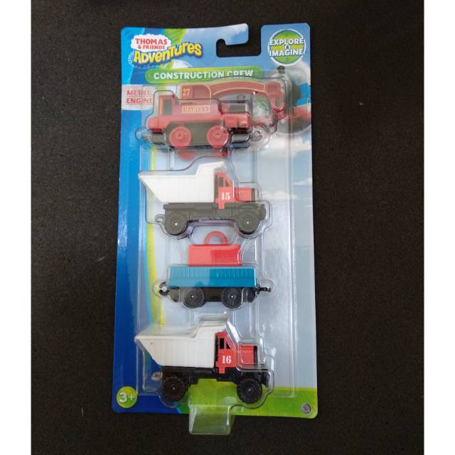 Thomas Friends Adventures Metal Engine Construction Crew 4 Pack Original Fisher Price