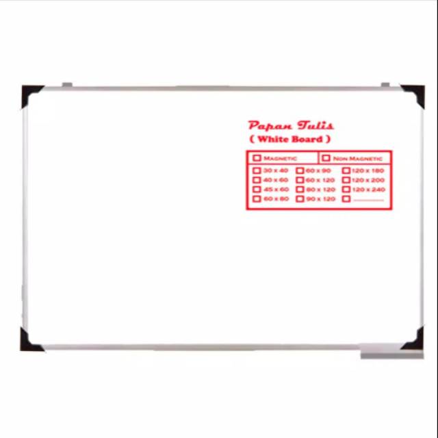 

WHITE BOARD MAGNETIK UK 50X70CM