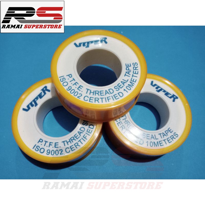 Seal Tape Siltep Selotip Isolatip Isolasi Kran 10 Meter