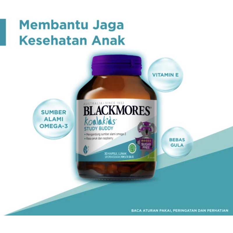 Blackmores koala kids study buddy ( omega 3 untuk kecerdasan anak )