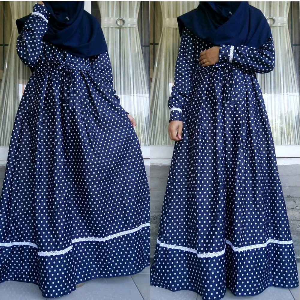 Jual  Gamis Katun Jepang Ori   Gamis Renda  Murah