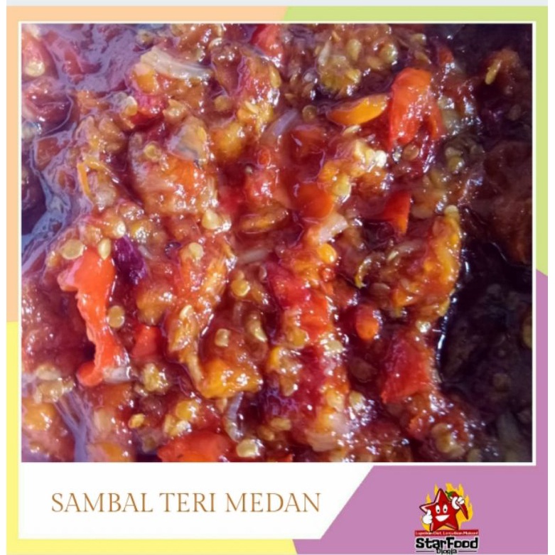 

SAMBAL TERI MEDAN SIAP SAJI EXTRA HOT 150 GR