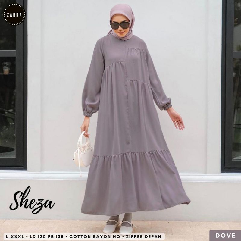 (BISA COD) #JUMBO LD 120 cm# SHEZA DRES WANITA TERBARU BY ZARRA