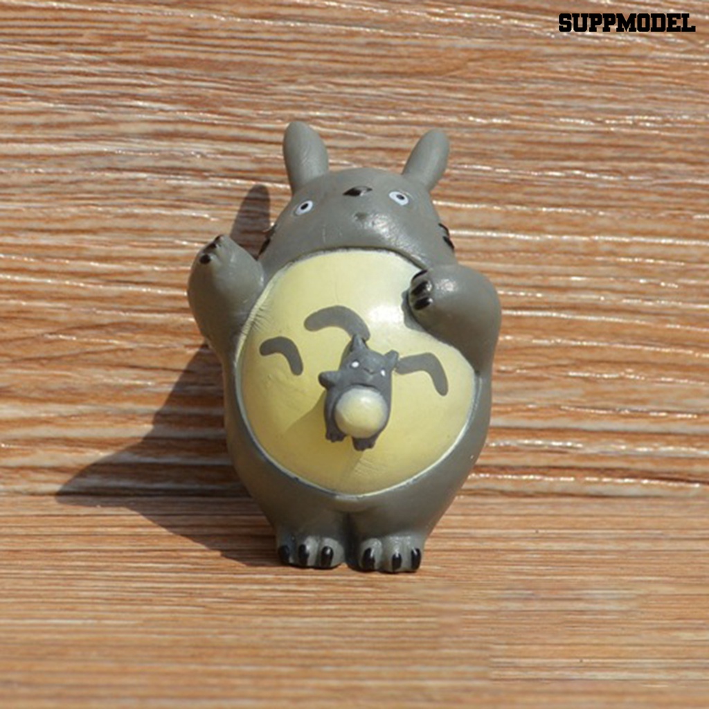 10pcs Mainan Boneka Kartun My Neighbor Totoro Untuk Dekorasi Interior Mobil